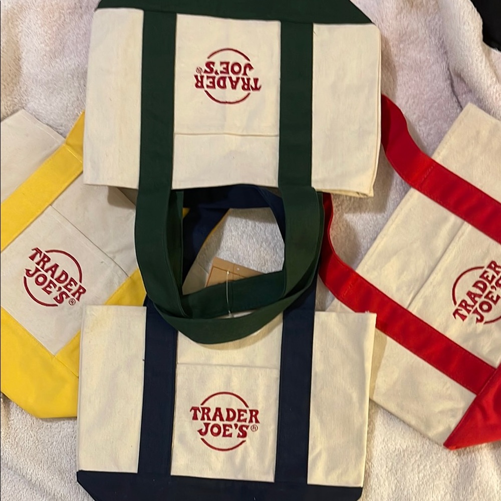 Trader Joe's Canvas Tote Bags